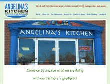 Tablet Screenshot of angelinaskitchenonline.com